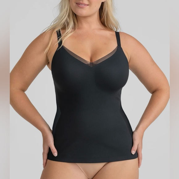 Honeylove Crossover Cami Size M Color Vamp (black) Strong Support - Picture 1 of 9